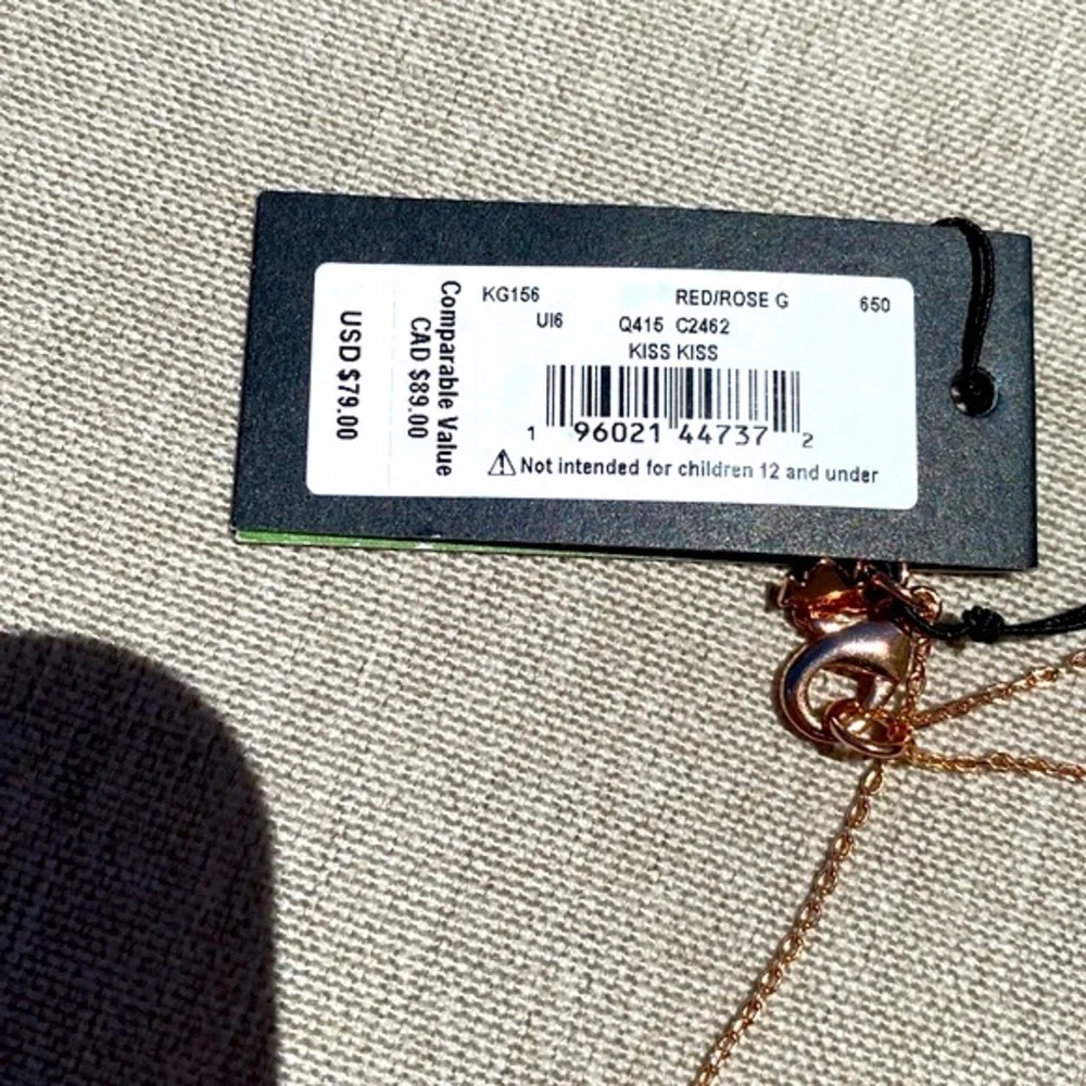Kate Spade kiss kiss hot lips bracelet rose gold - Picture 3 of 4